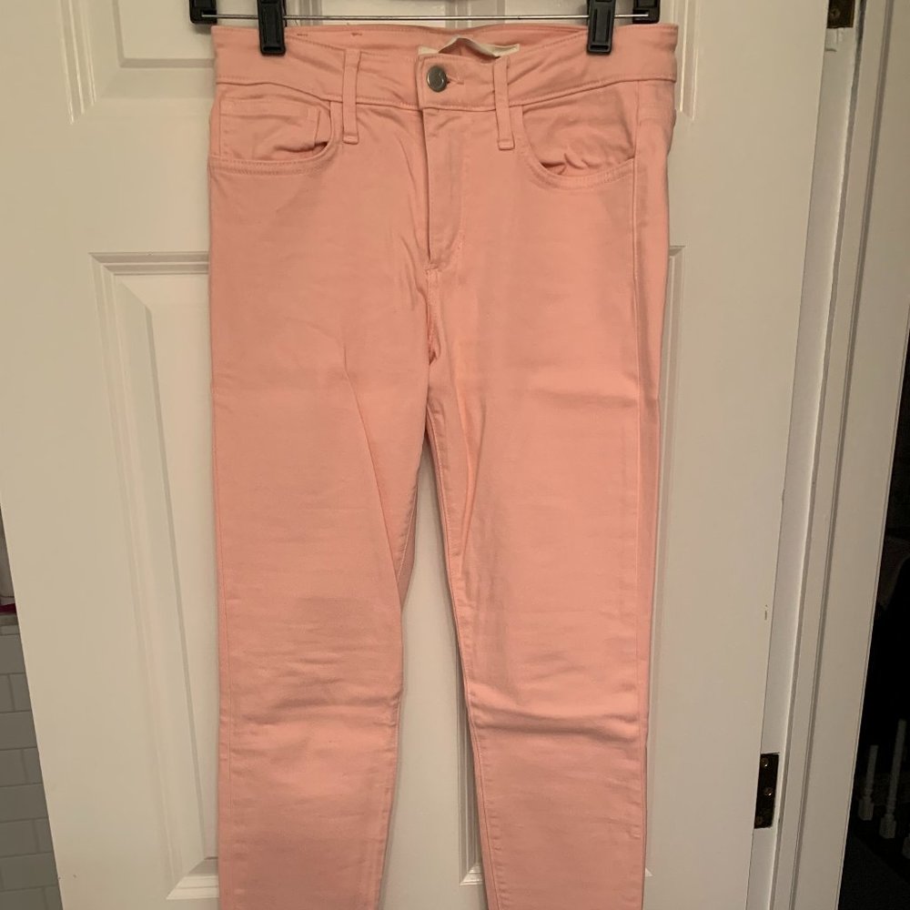 Pink Joe's Jeans skinny jeans - great color for spring!